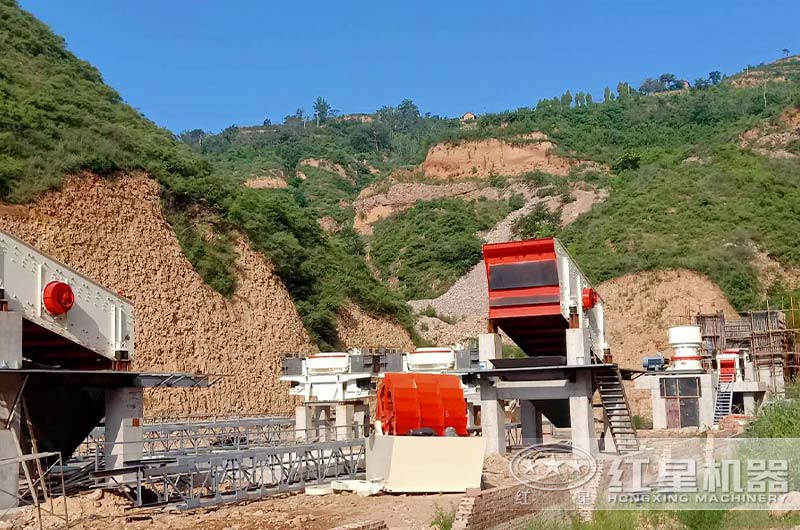 安徽淮南花崗巖砂石料加工現(xiàn)場 安徽淮南花崗巖砂石料加工現(xiàn)場