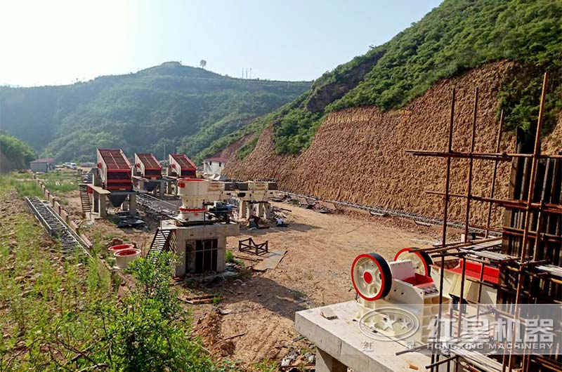 成套制砂生產(chǎn)線安裝現(xiàn)場 成套制砂生產(chǎn)線安裝現(xiàn)場