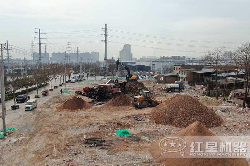 紅星機(jī)器移動式破碎站在西安 紅星機(jī)器移動式破碎站在西安