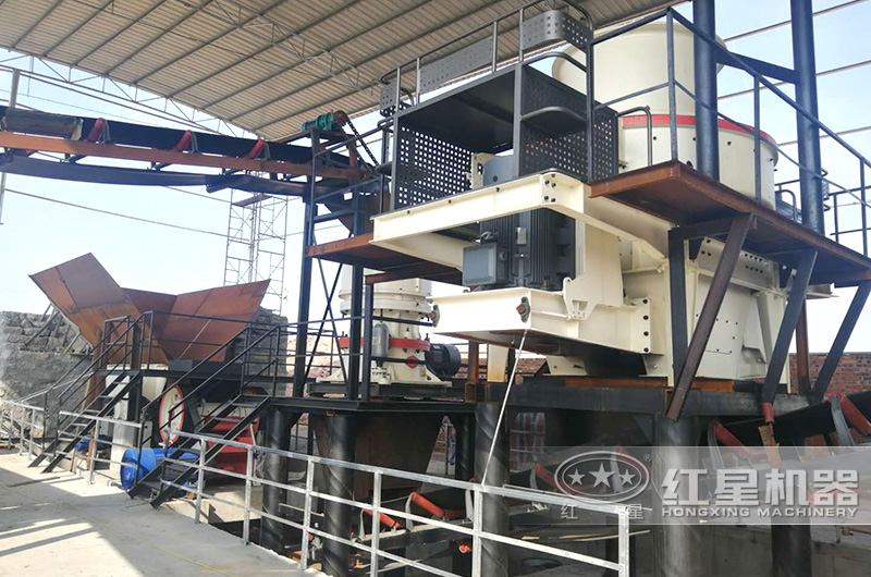 顎破+圓錐破+制砂機(jī)現(xiàn)場(chǎng) 顎破+圓錐破+制砂機(jī)現(xiàn)場(chǎng)