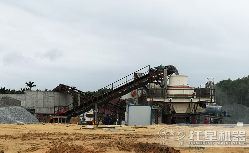 時(shí)產(chǎn)500噸玄武巖破碎制砂用顎破+圓錐破+制砂機(jī) 時(shí)產(chǎn)500噸玄武巖破碎制砂用顎破+圓錐破+制砂機(jī)